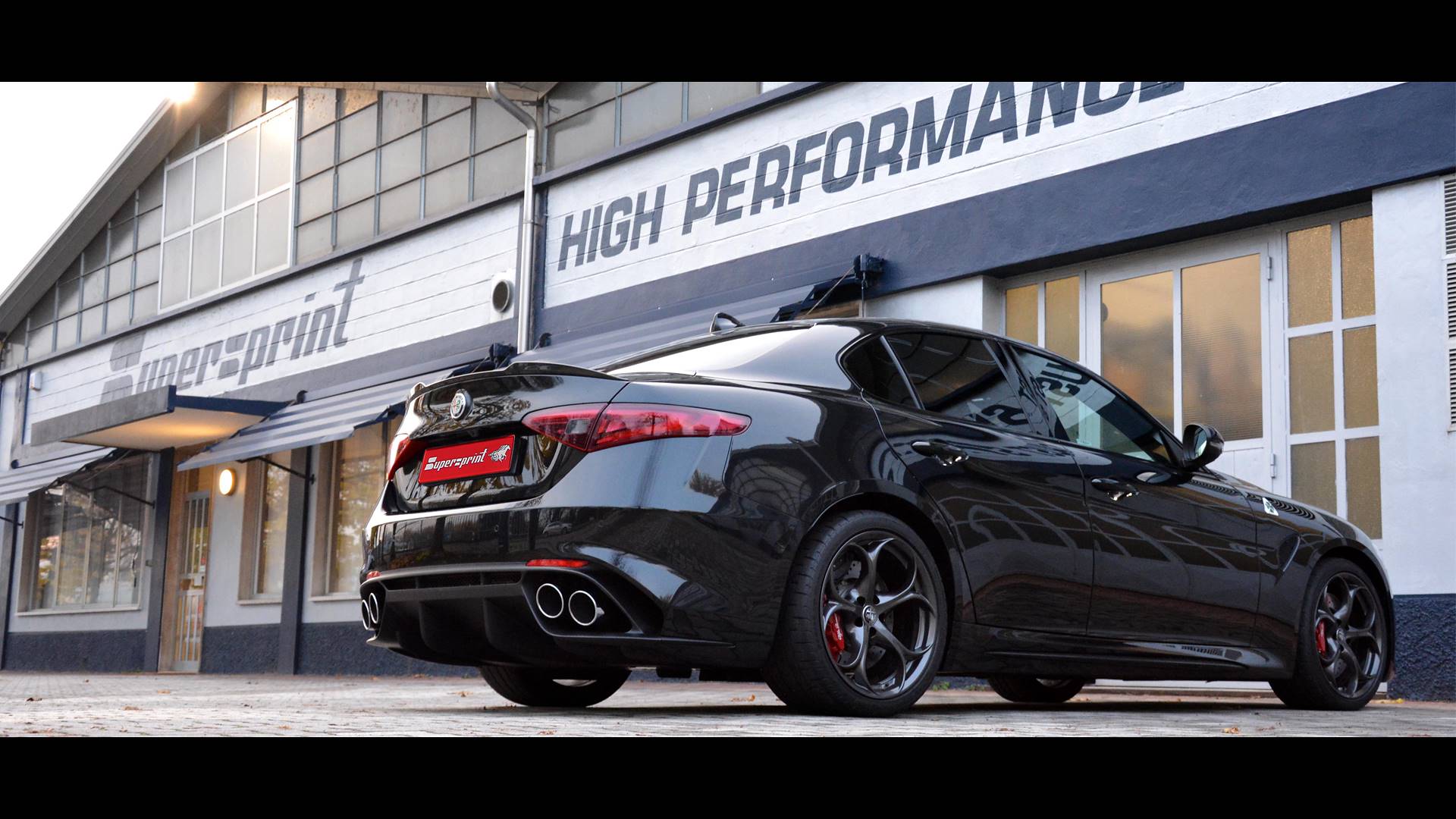 Alfa Romeo Giulia Quadrifoglio - Impianto di scarico completo Supersprint con valvole